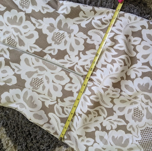 Studio One New York Floral Textured Midi Sleeveless High Neck Sheath Dress 2P - Picture 6 of 7